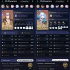 Code1412-All Platform - EU - Level 70 - 47 Character 21 5'Star - 10 Weapon 5'Star - Hysilens - Evernight - Castorice - P