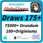 Arknights Account - 175+ Draws 0, Global, Full Access, 100 Items as Described
