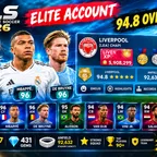 DLS 2026 | 94.8 OVR | LVL 85 | 96 Haaland Mbappe De Bruyne | 431 Gems | 20K Coins | Elite Squad
