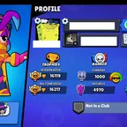 9 Max Brawlers | 5 Hypercharges | 16,119 Trophies | 65 Skins | 103