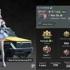 DC323|LV 58|7 TITLE|50 SET(4 MYTHIC)|36 WEAPON(3 LAB)|GLACIER - M416 LV4,WINTER PATROL - VSS LV1,CANDIED HAUNTER - MP7 L