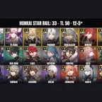 [ALL DEVICES] [Asia] TL 50 | 33 Characters | 12 5-Star | Acheron | Feixiao | Fu Xuan | Luocha | Phainon | Himeko