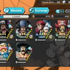[4107][IOS+ANDROID] 7 EX META MAX - Blackbeard + Whitebeard + Saturn + Kuzan + Zephyr + Kid Law + Roger, Solo Fresh