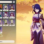 GI1816 // / Fly - START / / RAIDEN + HEAVENLY AXIS / / DILUC / / Standard 5 /character / / All TP unlocked