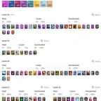 💎 17.4K GEMS 💎 KT 16 | 14K TROPHY | 25 x L16 | 33 x L15 | 57 x L14 | 24 EVOLUTION | 5 HEROES | FULL ACCESS 