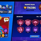 All brawlers || 116k Trophies  || 104 Max P11 || 2025 Legendary || 109 Prestiges 