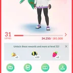 Level 31+ -600K+ Stardust- shiny Latios with Kalos Mega Background can trade-2 shiny Legend can trade