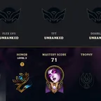 SEVER [TR ] -52 LVL  - IRON LAST RANK - 46 SKINS - 84 CHAMP [ 9836 BE - 365 RP ] - FULL ACCESS 