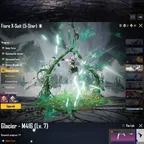 X-Suit Fiore Level 4 with M416 Glacier Level 7 Ump Glacier Level 5 AKM Glacier Level 4