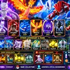 🎯BEST VALUE LVL 47 | 3 LOCATION BG 👹| 2 SPECIAL BG | 93 LEGENDARY | 10 SHINY | 7 ADVENTURE EFFECT | 10M STARDUST