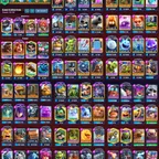 KT 16 !! 17 Evolution !! 4 Max Card !! 14 Level 15 & 59 Level 14 Card !! 173 Emotes !! 11 Tower skins !! Namechange Free