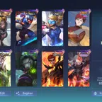 EX 190|LV 69|HERO 131|SKIN 192|EXPERT II|ALL EMBLEM MAX|NATALIA COLLECTOR|AKAI ANNIVERSARY|FARAMIS MYTHICBADANG PEGASUS|