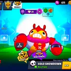 RAREST BRAWL ACADEMY A PIN | 106K TROPHIES | 7X LEGENDARY 2025 | 102 PRESTIGE | METEORIC FAME 1 | 28 BUFFIES