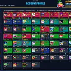 41 SKINS | 24.304 TROPHIES | 74 BRAWLERS | 2 HYPERCHARGED | 11 MAXED BRAWLERS | 3 PRESTIGE | 7 BUFFIES