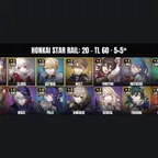 [ALL DEVICES] [Asia] TL 60 | 20 Characters | 5 5-Star | Tribbie | Phainon | Welt | Clara | Gepard | Tingyun | Natasha