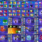 71k TROPHY | 385 GEMS | WITCH SHELLY | HEROINE BIBI | 42 MAXED | 10 BRAWLERS FULL BUFFIES | 46k BLINGS