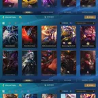  Code1568 - iOS Android - Level+300 - EU - 117 Skin - 15 Legendary - 136 Champions - 