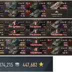 [Full access] NA 13k Bonds + 37k Gold + 447k Free exp + BZT-70 + Coccodrillo  [13 top] [VIII-IX LVL - 36] [Prem - 57]
