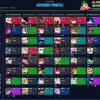 62 SKINS | 23.016 TROPHIES | 60 BRAWLERS | 2 HYPERCHARGED | 6 MAXED BRAWLERS | 2 BUFFIES
