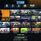 [55 Games][CS2 PRIME] | Palworld | Just Survive | Ring of Elysium | Governor of Poker 3 | Lost Ark | Unturned