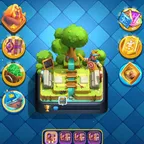 🔥9K GEMS 🔥 ARENA 20 [] TROPHY:7550 [] EMOTES:54 [] XP:40 [] CARDS:119