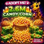 Adopt Me 3.5M CANDY CORN email access Full