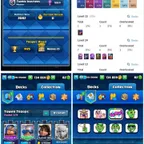 STACKED | XP-44| 7 Evo |  | 1.3L+ GOLD | High Gems |  HTrophies: 9125 | 119/121 Cards | | Arena 23 | 30 Rare emotes |7 m