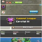 CU-3331CLAN LEVEL 30 MASTER LEAGUE 2NAME: CP M RARE ENGLISH NAME  CLAN CAPITAL 10 || WIN- 222 |