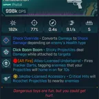 [MODDED PEARL] L50 HANDCANNON (SHOCK) - 998K DPS - 77 ACC - 9.1 FIRE RATE - 0.4S RELOAD - RICOCHET - INSANE!