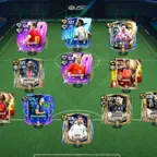 🔥 128 OVR | 💎 140K Shards x 75K Gems |  6B Coins | 127 Vini x Rodri x Makelele x Chiellini | Messi