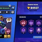 85K Trophies | 106 Brawlers | 106 Max-Level | 96 Hypercharges | 420 Skins | The More...