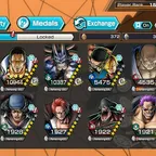 [4484] [ Android Only ] 11 EX META - Zoro Sanji + Light Luffy + Nusjuro + Kizaru + Garp + Kuzan + Blackbeard + Kaido 