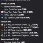 Minecraft Hypixel SkyBlock Level 56| 65M Networth| Full Access| Legendary| Global| Email Access