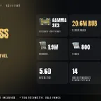 EOD | EU | LVL 18 | Gamma 3x3 | PvE LVL 6 | 945h | Stash 20.6M RUB | 1.9M RUB + 800 EUR + 1.7K USD | Full Access