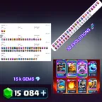 15k Gems 💎  30 EVO 