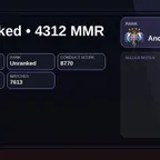 DO1103 //4312 MMR+8770 behavior+7613 matches+649 skins:1 ARCANA+OGRE