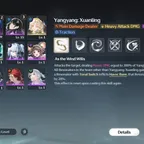 WW1048 /// Start without cheats 10 lvl / /Suisui + signa (Firstlights Herald) + Yangyang: Xuangling +Rebecca