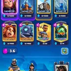 LEVEL 46 | TROPHIES 7898 | (3CARD LVL15)-(11CARD LVL14) | 2208 GEMS | CR383