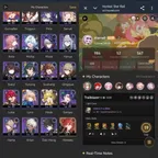 2089 - All Platform - EU - Level70 - 52 Character 30 5'star - 21 Light Cone 5'star - Sparkle - Acheron - Cyrene - Castor