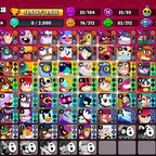 55K | 25 Maxed | 35 Hyper | 211 Skins | 89 Brawlers