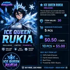Anime Vanguards - 10x Ice Queen Rukia (Release) | Fast Delivery