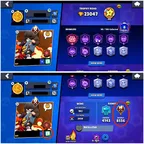 Smurf Account || 23k Trophies || 1x Master || Content Creator Icon || 6x Brawl Pass Plus || 30 Maxes || 30 HyperCharged