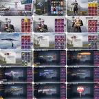 3 ULTIMATES | M416 ROARING LVL 5 | M416 FIRE LVL 4 | AKM PULSING LVL 4 | 32 GUN LAB | 61 COLLECTION | LVL 76