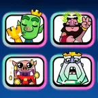 ROYALE GHOST GEM 💎 GOBLIN TROPHY 🏆 COLLECTION 1660 | 16 EVOS | 8 MAX | KT 16 | 5 HEROS | 12K TROPHY | 108 EMOTES