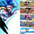 B711-IOS+Android-Meta Team-LR(Bird Goku+Broly+Goku Black)+UL(Gogeta v2+SS Goku&Vegeta)+33 Legends +Good Equi+450M Power