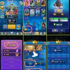 SUPER 82 EMOTES RARE [] MAXED CARDS / ARENA 24 KT15 - XP56 [] 9221 TROPHIES [] 10 EVOS  [] 1558 GEMS [] INSTANT
