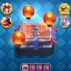 4.6k Cups / lvl 27 / goblin barrel deck / 34k coins / 214 gems / 10 emoji / more information in the description
