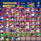 ๐ฅ80Hypercharge|5 powers|75240 Trophies๐52 Prestige|10 pass plus|95 rare skins|103 super rare skins|183 epic skins|23 m