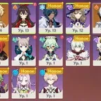 GI2193 // / Arlecchino + signature weapon + Diluc