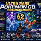 🎯HIGH VALUE 193 HUNDO IV💯) 24- RARE SL LUGIA RAYQUAZA MEWTWO | 2 SHADOW HO-OH ) 2021 ACCT- LVL 62 ) 289 TRADABLE | 418